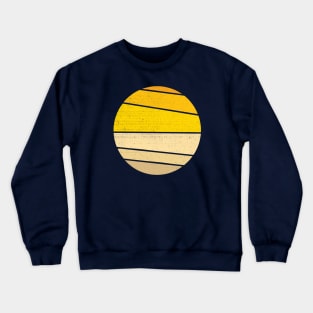 70s Retro Summer Sunset Crewneck Sweatshirt